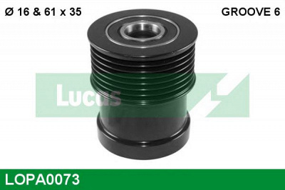 LUCAS ENGINE DRIVE lopa0073 -  Механизм свободного хода генератора
